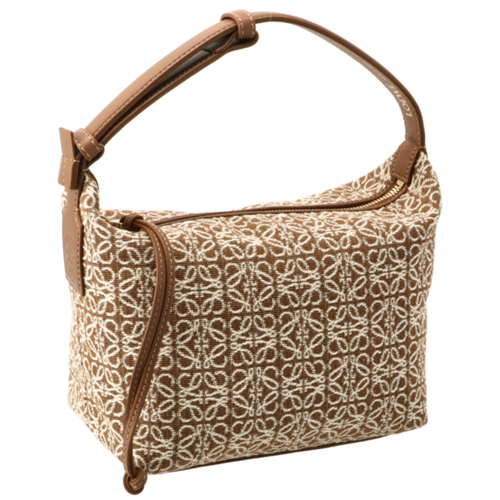 Loewe Anagram Cubby Small Shoulder Bag Brown